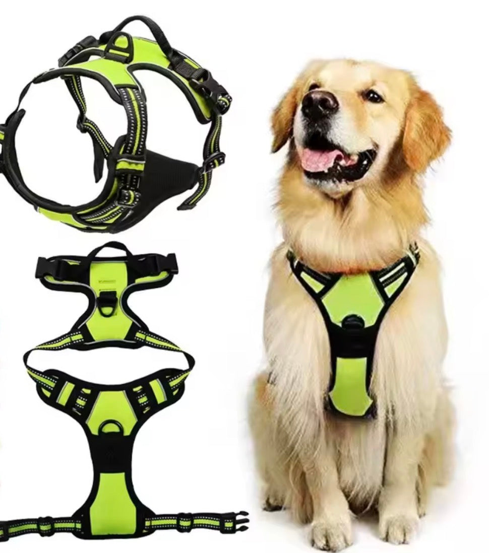 Harnais Anti-Traction Chien Réfléchissant – Confort & Contrôle
