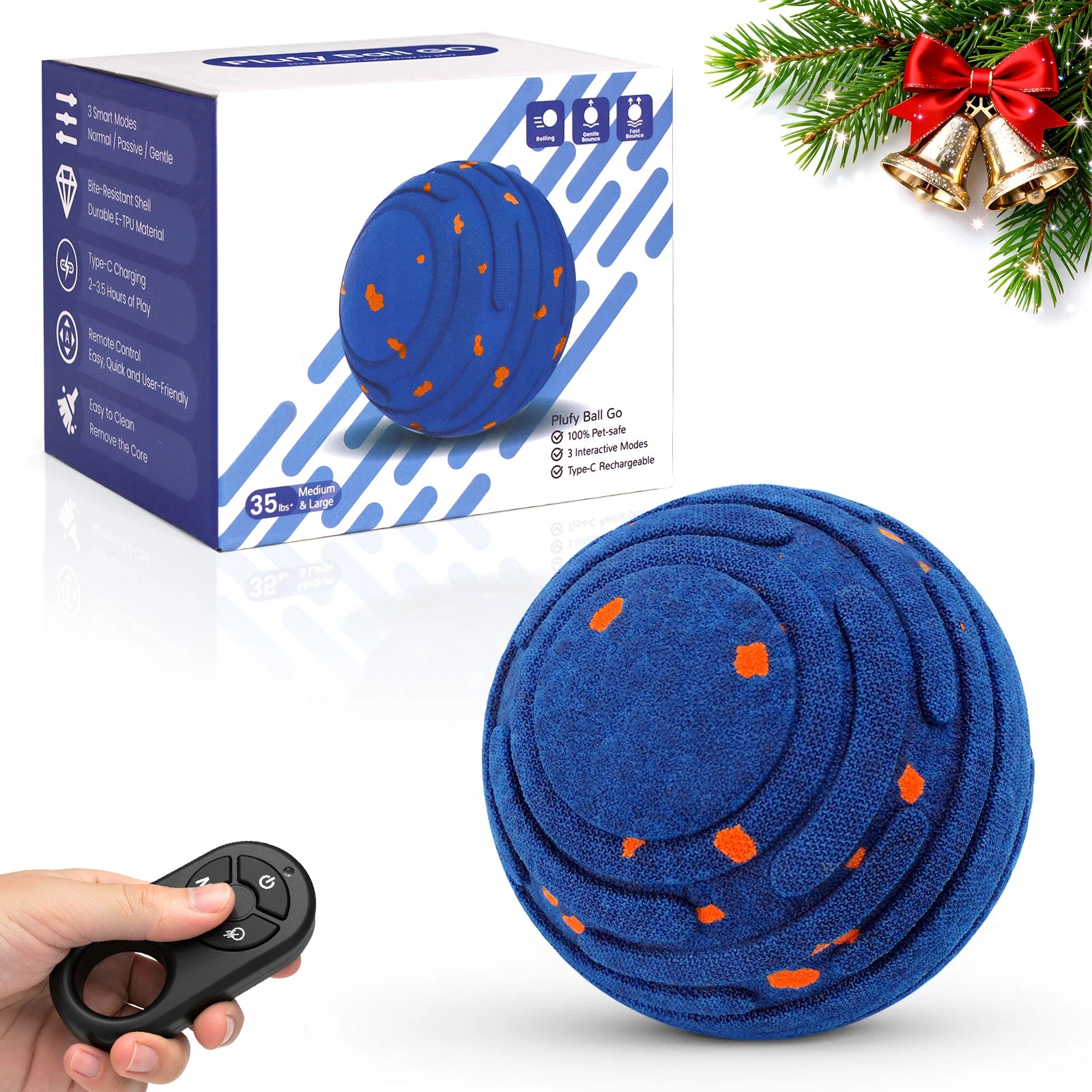 Balle interactive automatique pour chien – Jeu intelligent
