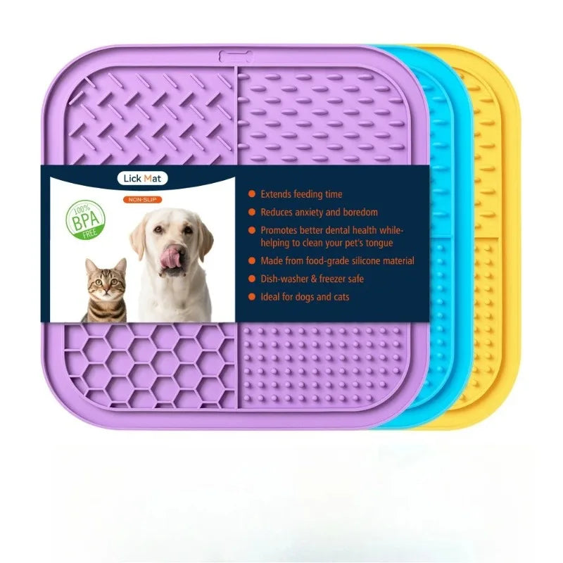 Tapis de Léchage Chien avec Ventouses – Tapis Anti-Stress & Occupation