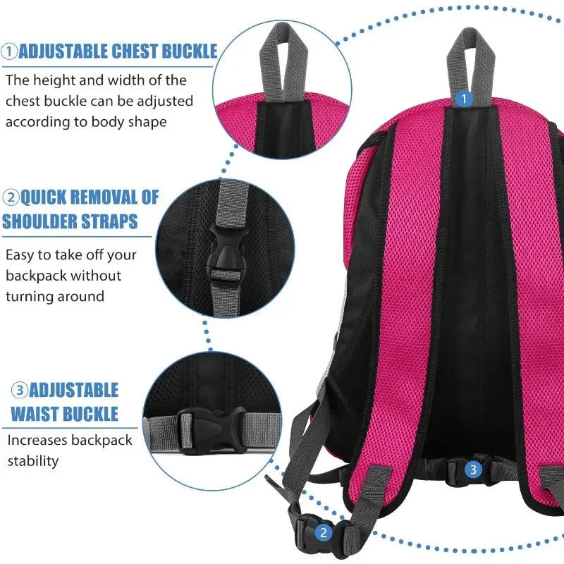 Guide des tailles S, M et L du sac à dos pour chien CAILLANOU