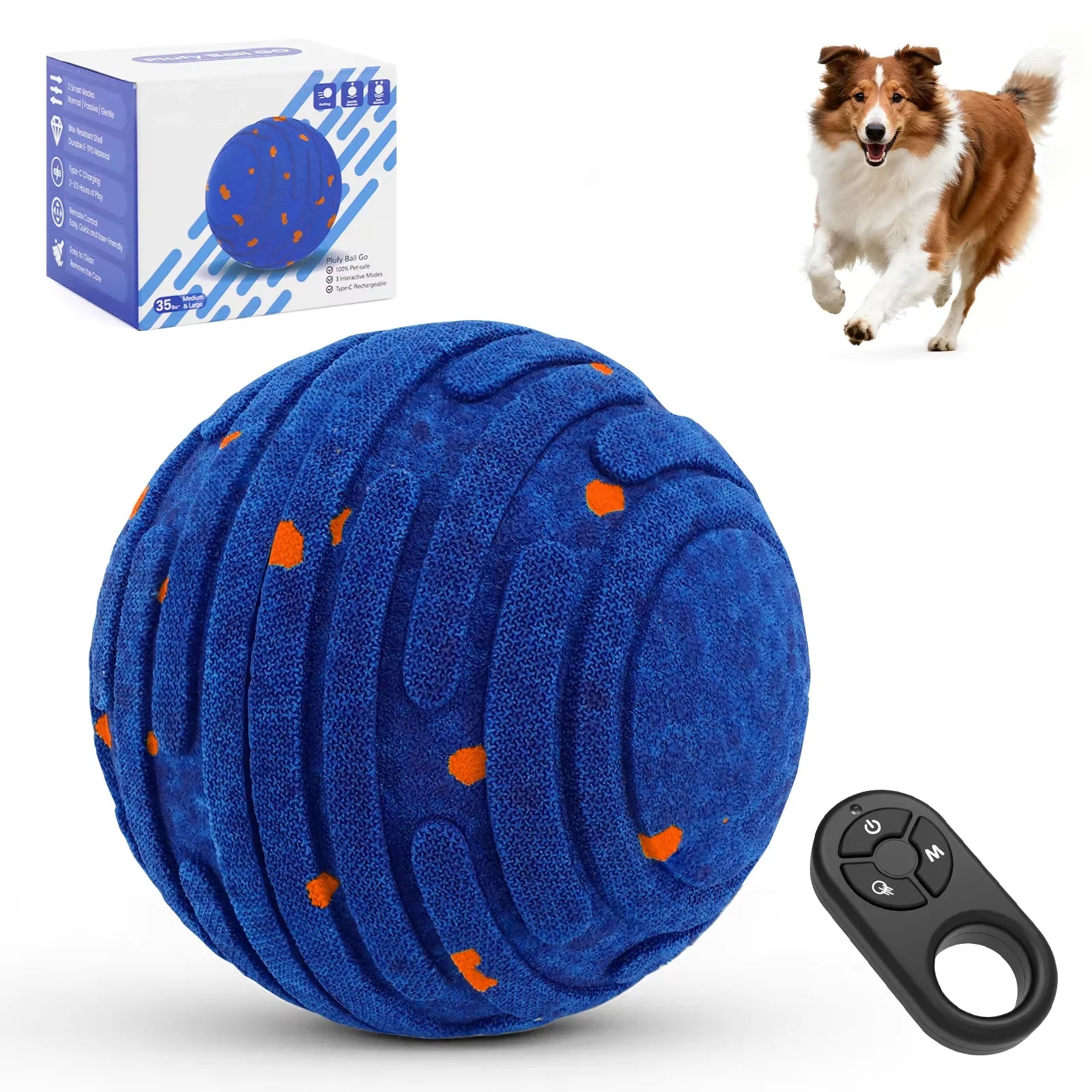 Balle interactive automatique pour chien – Jeu intelligent