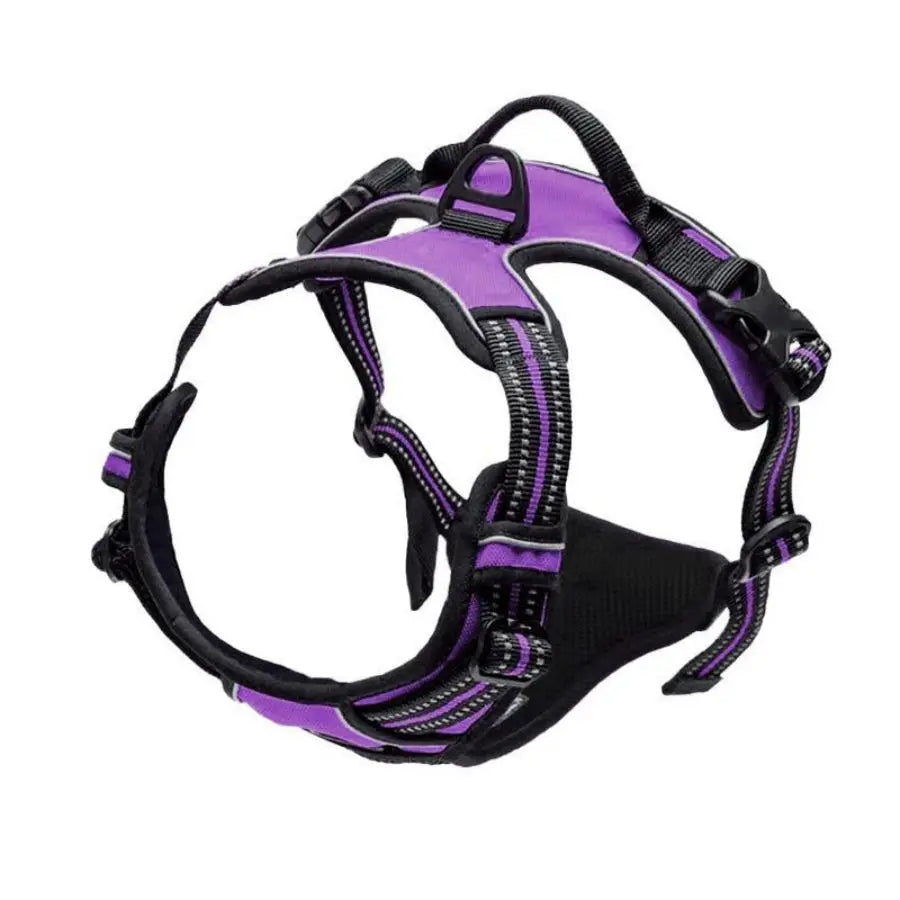 Harnais Anti-Traction Chien Réfléchissant – Confort & Contrôle