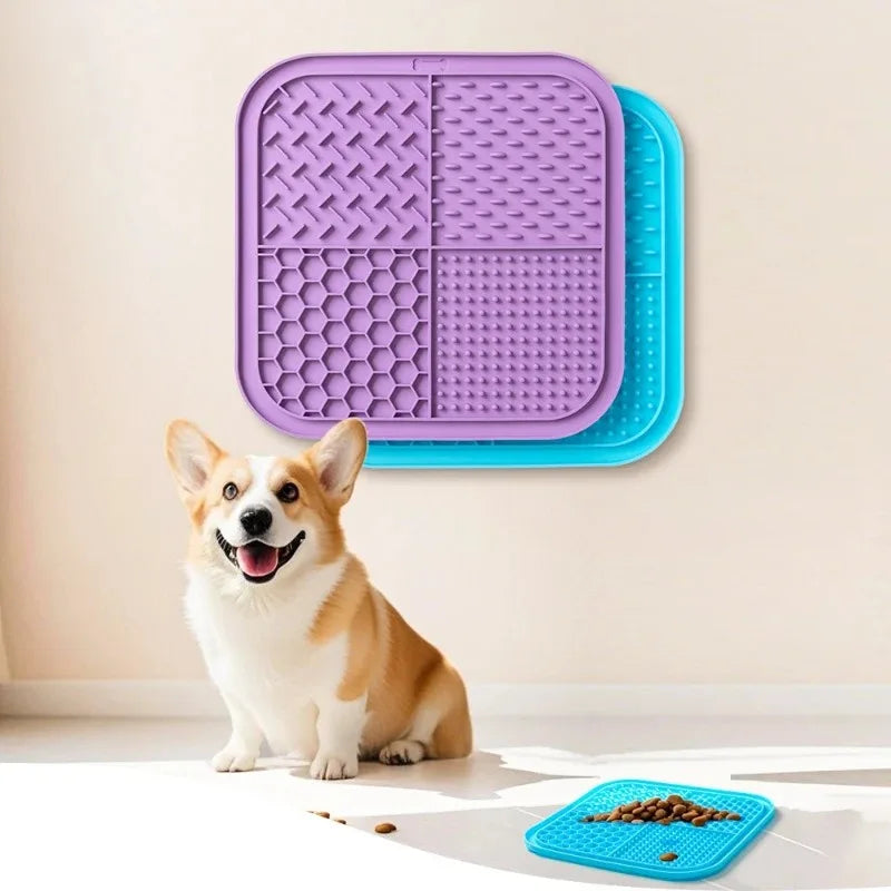 Tapis de Léchage Chien avec Ventouses – Tapis Anti-Stress & Occupation