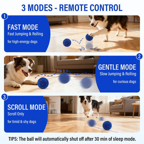 Balle interactive automatique pour chien – Jeu intelligent